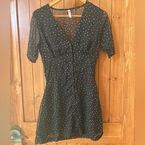RVCA Polka Dot Dress size SMALL